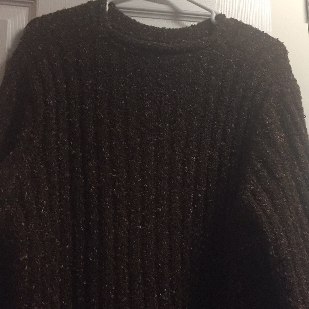 brown sweater